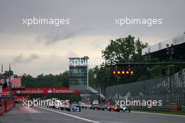 14.09.2008 Monza, Italy,  Cars on the grid - Formula BMW Europe 2008, Rd 15 & 16, Monza, Sunday Pre-Race Grid