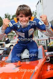 13.09.2008 Monza, Italy,  2008 Formula BMW Europe, Champion, Esteban Gutierrez (MEX), Josef-Kaufmann-Racing - Formula BMW Europe 2008, Rd 15 & 16, Monza, Saturday Podium