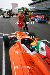 14.09.2008 Monza, Italy,  Esteban Gutierrez (MEX), Josef-Kaufmann-Racing - Formula BMW Europe 2008, Rd 15 & 16, Monza, Sunday Pre-Race Grid