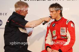 14.09.2008 Monza, Italy,  Formula BMW Europe Prize Giving - 2nd, Marco Wittmann (GER), Josef-Kaufmann-Racing - Formula BMW Europe 2008, Rd 15 & 16, Monza, Sunday Podium