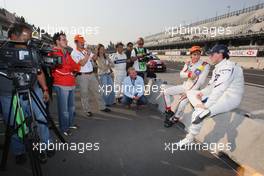 06.12.2008 Mexico City, Mexico,  Esteban Gutiérrez (MX), Josef Kaufmann Racing and Robert Kubica (POL), BMW Sauber F1 Team Formula BMW World Final 2008 at the Autodromo Hermanos Rodríguez, 4th-7th of December 2008