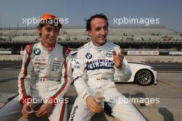 06.12.2008 Mexico City, Mexico,  Esteban Gutiérrez (MX), Josef Kaufmann Racing and Robert Kubica (POL), BMW Sauber F1 Team Formula BMW World Final 2008 at the Autodromo Hermanos Rodríguez, 4th-7th of December 2008