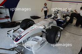 06.12.2008 Mexico City, Mexico,  Last years winner Philipp Eng (AT) on his Formula One drive with the BMW Sauber F1 Team - Formula BMW World Final 2008 at the Autodromo Hermanos Rodríguez, 4th-7th of December 2008