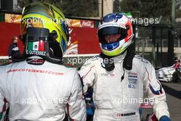 07.12.2008 Mexico City, Mexico,  Michael Christensen (DK), Josef Kaufmann Racing, Esteban GutiŽrrez (MX), Josef Kaufmann Racing Formula BMW World Final 2008 at the Autodromo Hermanos Rodr’guez, 4th-7th of December 2008