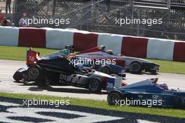 08.06.2008 Montreal, Canada,  Mihai Marinescu, Integra Motorsports, crashed - Formula BMW USA 2008, Rd 3 & 4, Montreal, Sunday Race