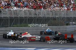 07.06.2008 Montreal, Canada,  Doru Sechelariu, Autotecnica and Jorge Goncalvez, Apex-HBR Racing Team - Formula BMW USA 2008, Rd 3 & 4, Montreal, Saturday Race