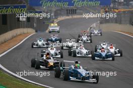 31.10.2008-02.11.2008 - Sao Paulo, Brazil,  Start, Alexander Rossi, Euronational leads - Formula BMW Americas, Rd 16 & 17, Interlagos, Friday Practice