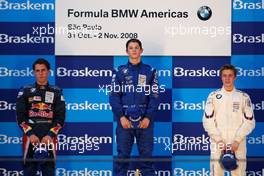 31.10.2008-02.11.2008 - Sao Paulo, Brazil,  1st, Alexander Rossi, Euronational, 2nd, Daniel Juncadella (ESP), Eurointernational and 3rd, Mikael Grenier, Apex-HBR Racing Team - Formula BMW Americas, Rd 16 & 17, Interlagos, Friday Practice