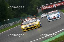 02-03.08.2008 Spa, Belgium, Alex Margaritis (GRE), Jos Menten (NED), Robert Schluenssen (DAN), Uwe Alzen (GER), Phoenix Racing, Corvette Z06  - FIA GT - 24 hours of Spa