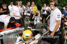 13.07.2008 Goodwood, England,  Lewis Hamilton (GBR), McLaren Mercedes - Goodwood Festival of Speed 2008