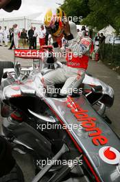 13.07.2008 Goodwood, England,  Lewis Hamilton (GBR), McLaren Mercedes - Goodwood Festival of Speed 2008