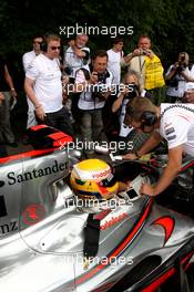 13.07.2008 Goodwood, England,  Lewis Hamilton (GBR), McLaren Mercedes - Goodwood Festival of Speed 2008