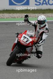 07.09.2008 Hockenheim, Germany, Hockenheimring, RACE, Michael Schumacher (ex. F1 driver/ Ferrari/world champion), IDM German Super Bike Championship