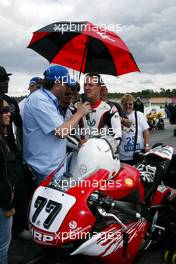 07.09.2008 Hockenheim, Germany, Hockenheimring, RACE, Michael Schumacher (ex. F1 driver/ Ferrari/world champion), IDM German Super Bike Championship