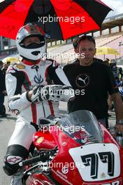 07.09.2008 Hockenheim, Germany, Hockenheimring, RACE, Michael Schumacher (ex. F1 driver/ Ferrari/world champion), IDM German Super Bike Championship