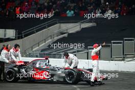 14.12.2008 Wembley, England,  Lewis Hamilton (GBR), McLaren Mercedes, demonstration run - Race of Champions 2008