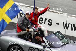 14.12.2008 Wembley, England,  Mattias Ekstrom (SWE) Team Scandinavia, Tom Kristensen (DNK) Team Scandinavia - Race of Champions 2008