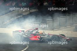 14.12.2008 Wembley, England,  Lewis Hamilton (GBR), McLaren Mercedes, demonstration run - Race of Champions 2008