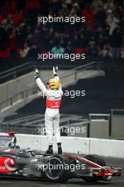 14.12.2008 Wembley, England,  Lewis Hamilton (GBR), McLaren Mercedes, demonstration run - Race of Champions 2008