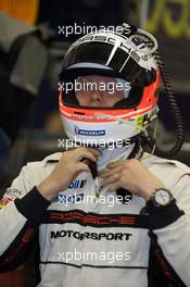 24.05.2009 Nurburgring, Germany,  Emmanuel Collard (F) gets ready for his stint - Nurburgring 24 Hours 2009