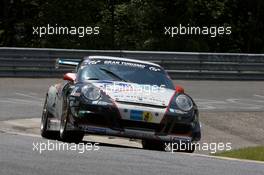 22.05.2009 Nurburgring, Germany,  #5 Wochenspiegel Team Manthey Porsche 911 GT3: Georg Weiss (D), Peter-Paul Pietsch (D), Michael Jacobs (D), Martin Ragginger (D) - Nurburgring 24 Hours 2009