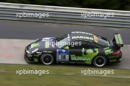 21.05.2009 Nurburgring, Germany,  #18 Porsche 997 GT3 Cup: Uwe Alzen (D), Sascha Bert (D), Lance David Arnold (D), Christopher Mies (D) - Nurburgring 24 Hours 2009