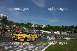 23.05.2009 Nurburgring, Germany,  Formation lap with MSC Roehn, BMW M3 GT, Gerd Niemeier (GER), Armon Zumtobel (AUT), Erich Trinkl (AUT), Hannes Neuhauser (AUT)  - Nurburgring 24 Hours 2009
