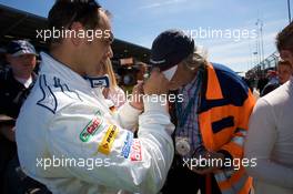 23.05.2009 Nurburgring, Germany,  Joerg Mueller (D) signs autographs - Nurburgring 24 Hours 2009