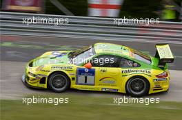 21.05.2009 Nurburgring, Germany,  #1 Manthey Racing GmbH Porsche 911 GT3 RSR: Timo Bernhard (D), Marc Lieb (D), Romain Dumas (F), Marcel Tiemann (D) - Nurburgring 24 Hours 2009