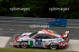 21.05.2009 Nurburgring, Germany,  #38 RDM-Cargraphic-Logwin-Racing Porsche 997 GT3 Cup: Peter Koenig (D), Steffen Schlichenmeier (D), Jacques Meyer (D), Kurt Ecke (D) - Nurburgring 24 Hours 2009