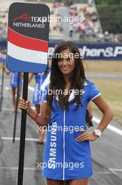 25.01.2009 Taupo, New Zealand,  grid girl - A1GP World Cup of Motorsport 2008/09, Round 4, Taupo, Sunday Race 1 - Copyright A1GP - Free for editorial usage