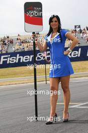 25.01.2009 Taupo, New Zealand,  Grid girl - A1GP World Cup of Motorsport 2008/09, Round 4, Taupo, Sunday Race 2 - Copyright A1GP - Free for editorial usage