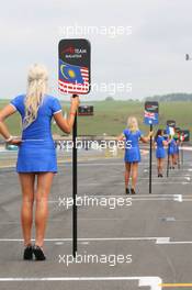 25.01.2009 Taupo, New Zealand,  Grid Girl - A1GP World Cup of Motorsport 2008/09, Round 4, Taupo, Sunday Race 2 - Copyright A1GP - Free for editorial usage