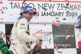 25.01.2009 Taupo, New Zealand,  Neel Jani (SUI), driver of A1 Team Switzerland Neel Jani (SUI), driver of A1 Team Switzerland wins the feature race - A1GP World Cup of Motorsport 2008/09, Round 4, Taupo, Sunday Race 2 - Copyright A1GP - Free for editorial usage