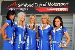 24.01.2009 Taupo, New Zealand,  Grid Girls - A1GP World Cup of Motorsport 2008/09, Round 4, Taupo, Saturday - Copyright A1GP - Free for editorial usage