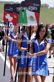 24.01.2009 Taupo, New Zealand,  Grid girls - A1GP World Cup of Motorsport 2008/09, Round 4, Taupo, Saturday Qualifying - Copyright A1GP - Free for editorial usage
