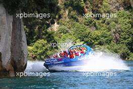 22.01.2009 Taupo, New Zealand,  A1GP Drivers - Hukafalls jet boat ride - A1GP World Cup of Motorsport 2008/09, Round 4, Taupo, Thursday - Copyright A1GP - Free for editorial usage