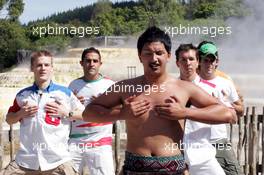 22.01.2009 Taupo, New Zealand,  The A1 Drivers learn the Mauri Haka- A1GP World Cup of Motorsport 2008/09, Round 4, Taupo, Thursday - Copyright A1GP - Free for editorial usage