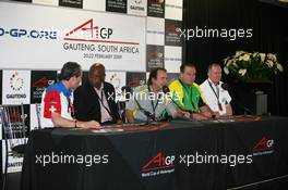 20.02.2009 Johannesburg, South Africa,  press conference  - A1GP World Cup of Motorsport 2008/09, Round 5, Gauteng, Friday Practice - Copyright A1GP - Free for editorial usage