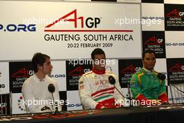 20.02.2009 Johannesburg, South Africa,  Daniel Morad (LEB), driver of A1 Team Lebanon press conference - A1GP World Cup of Motorsport 2008/09, Round 5, Gauteng, Friday Practice - Copyright A1GP - Free for editorial usage