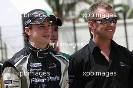 20.02.2009 Johannesburg, South Africa,  Earl Bamber (NZL), driver of A1 Team New Zealand and Chris Van Der Drift (NZL), driver of A1 Team New Zealand - A1GP World Cup of Motorsport 2008/09, Round 5, Gauteng, Friday Practice - Copyright A1GP - Free for editorial usage