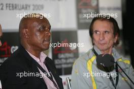 20.02.2009 Johannesburg, South Africa,  Tokyo Sexwale (RSA), Seat Holder A1 Team South Africa press conference  - A1GP World Cup of Motorsport 2008/09, Round 5, Gauteng, Friday Practice - Copyright A1GP - Free for editorial usage