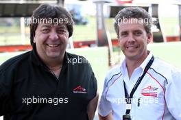 20.02.2009 Johannesburg, South Africa,  Tony Teixeira, A1GP Chairman and Pete da Silva - A1GP World Cup of Motorsport 2008/09, Round 5, Gauteng, Friday Practice - Copyright A1GP - Free for editorial usage