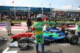 22.02.2009 Johannesburg, South Africa,  Adrian Zaugg (RSA), driver of A1 Team South Africa - A1GP World Cup of Motorsport 2008/09, Round 5, Gauteng, Sunday Race 1 - Copyright A1GP - Free for editorial usage
