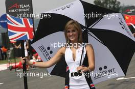 22.02.2009 Johannesburg, South Africa,  Grid Girl - A1GP World Cup of Motorsport 2008/09, Round 5, Gauteng, Sunday Race 1 - Copyright A1GP - Free for editorial usage