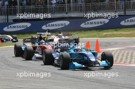 22.02.2009 Johannesburg, South Africa,  Narain Karthikeyan (IND), driver of A1 Team India - A1GP World Cup of Motorsport 2008/09, Round 5, Gauteng, Sunday Race 1 - Copyright A1GP - Free for editorial usage