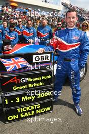 22.02.2009 Johannesburg, South Africa,  Danny Watts (GBR), driver of A1 Team Great Britain - A1GP World Cup of Motorsport 2008/09, Round 5, Gauteng, Sunday Race 2 - Copyright A1GP - Free for editorial usage