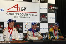 22.02.2009 Johannesburg, South Africa,  Press conference - A1GP World Cup of Motorsport 2008/09, Round 5, Gauteng, Sunday Race 2 - Copyright A1GP - Free for editorial usage