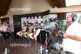 22.02.2009 Johannesburg, South Africa,  TV Press Conference - A1GP World Cup of Motorsport 2008/09, Round 5, Gauteng, Sunday Race 2 - Copyright A1GP - Free for editorial usage
