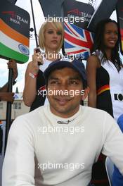 21.02.2009 Johannesburg, South Africa,  Narain Karthikeyan (IND), driver of A1 Team India - A1GP World Cup of Motorsport 2008/09, Round 5, Gauteng, Saturday - Copyright A1GP - Free for editorial usage